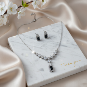 Monochrome Elegance Crystal Set