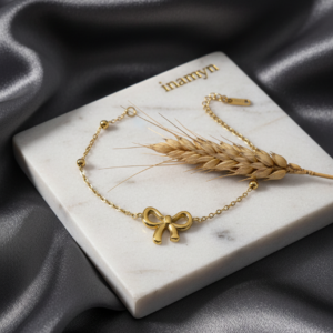Gold Bow-Knot Chain Bracelet