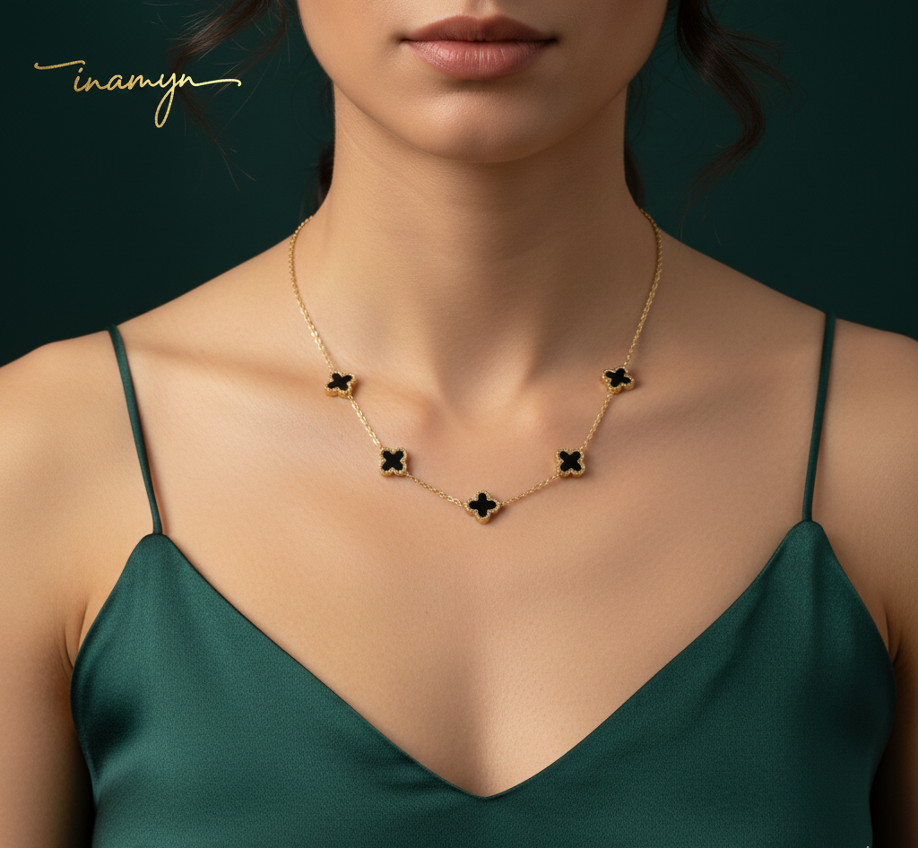 Timeless Clover Gold Pendant Necklace