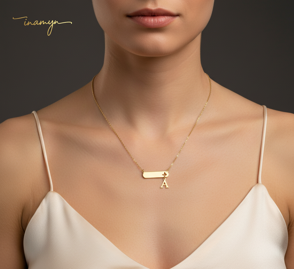 Personalized Initial Charm Necklace
