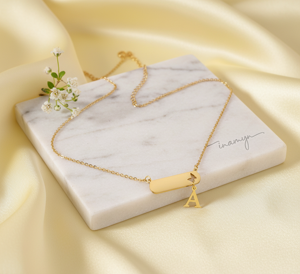 Personalized Initial Charm Necklace