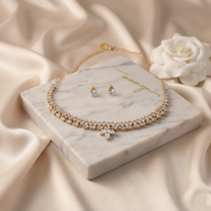 Eternal Radiance Bridal Necklace Set