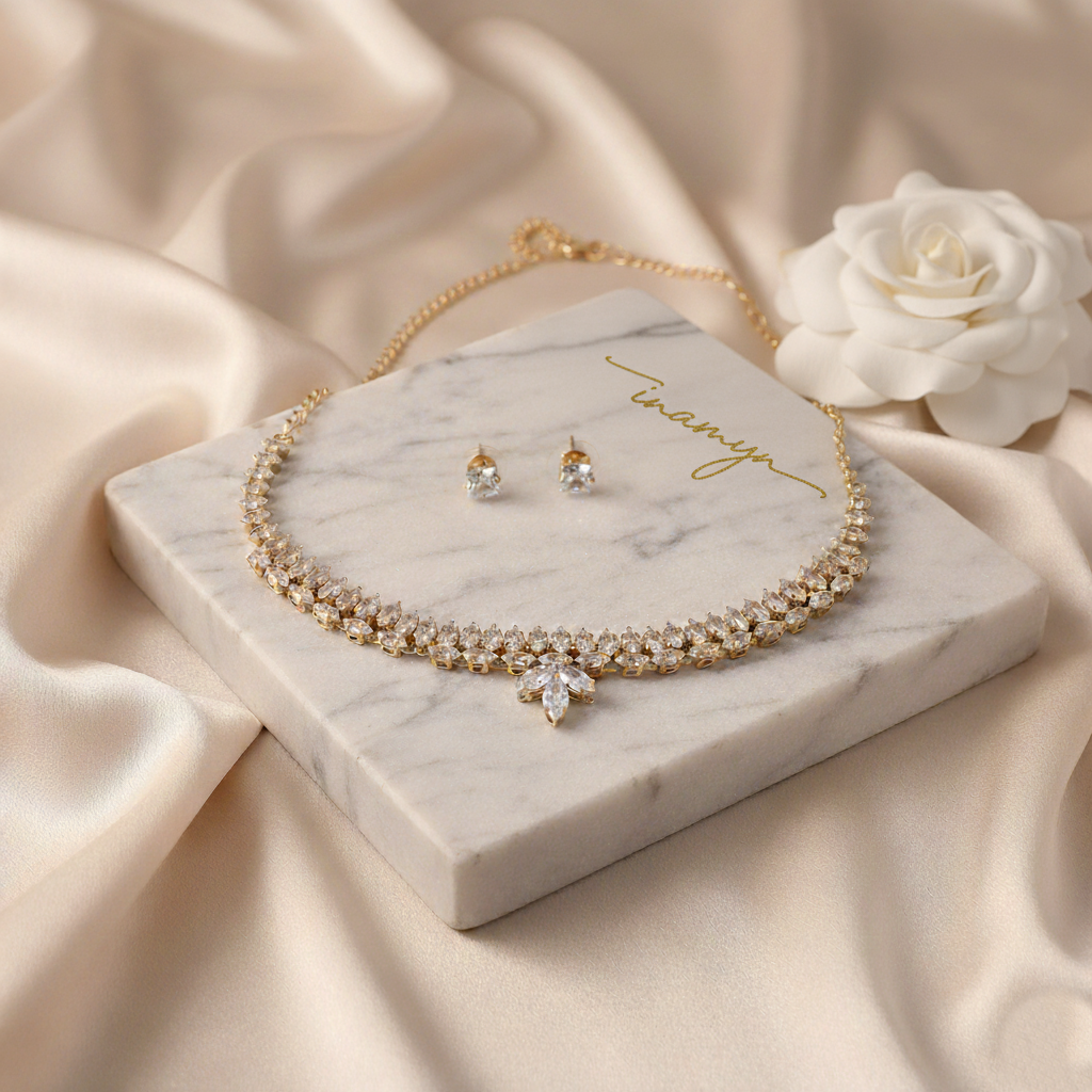 Eternal Radiance Bridal Necklace Set