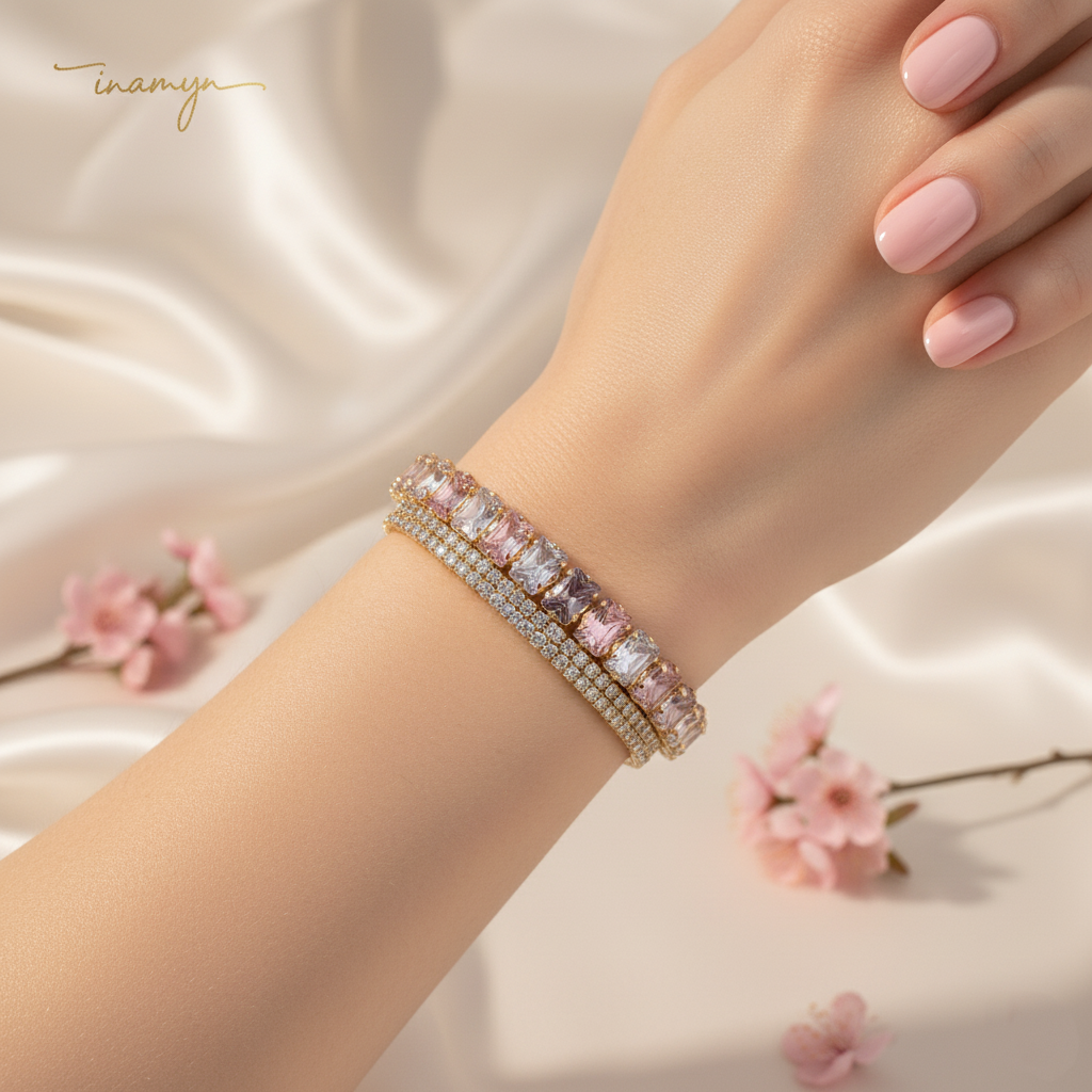 Celestial Glow Dual-Band Bangle