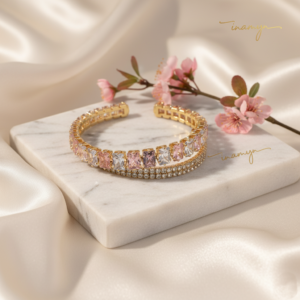 Celestial Glow Dual-Band Bangle