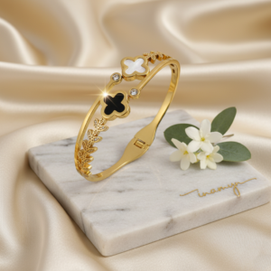 Eternal Luck Dual-Clover Bangle