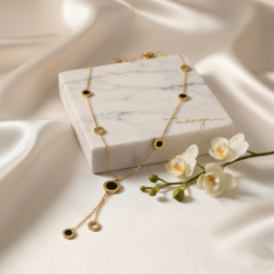 Gold-Plated Roman Numeral Necklace
